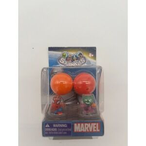Marvel Squinkies 2 Pack Spider-Man & Green Goblin Toy‎ Figures 2012 Blip Toys